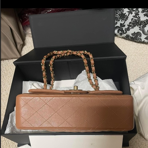 SOLD! Chanel small 22s caramel classic flap - Picture 2 of 11